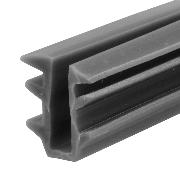 Prime-Line 19/64 in. x 200 ft., Gray Vinyl Glazing Channel Single Pack P 7741